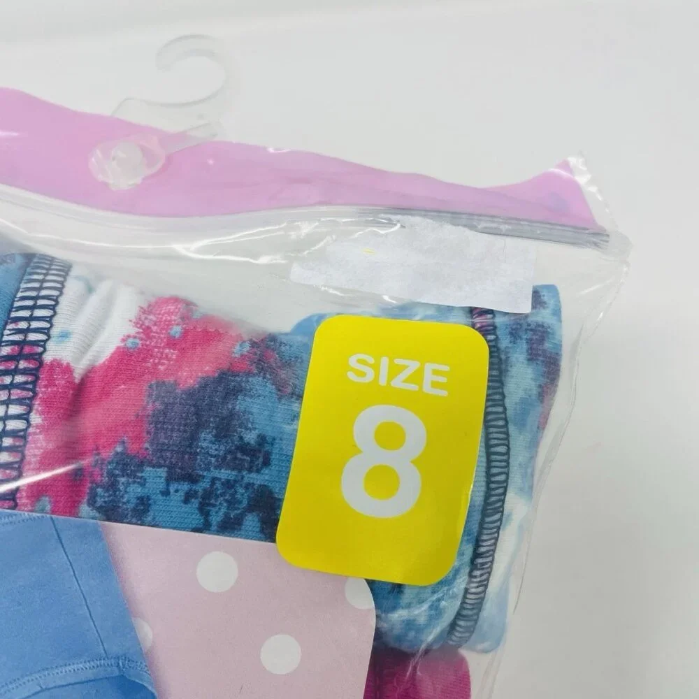 Hanes Girls Size 8 Tagless Hipster‎ Period Panty 4 Pack Moderate Protection 375